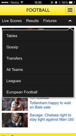 التطبيقات الوحيدة التي تحتاجها لمتابعة كرة القدم 2013/14 على جهاز iPhone الخاص بك bbcsport2