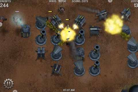 أفضل ألعاب برج الدفاع iPhone 2009 + tridefense3 الهبة