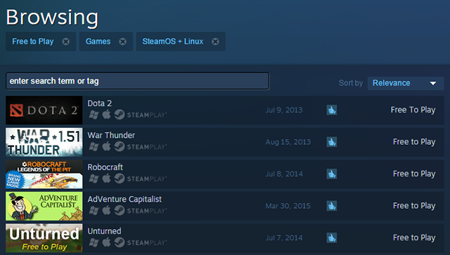 استمتع ببعض أكبر الألعاب على Linux مع Steam.