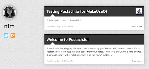 تحويل Evernote إلى منصة التدوين مع Postach.io Screen Shot 2013 07 01 at 12