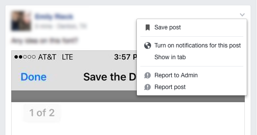 كيفية الحصول على إشعارات مجموعة Facebook دون ترك تعليق FB Notifications