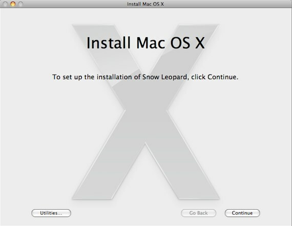 كيفية الترقية إلى Snow Leopard وما يجب معرفته [Mac] SL install 2