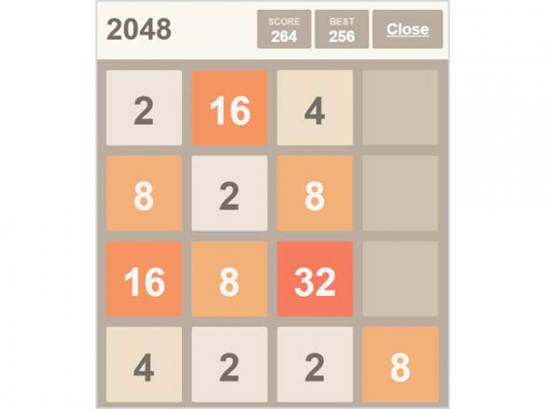 2048 غير متصل كروم