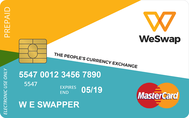 بطاقة WeSwap MasterCard