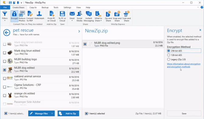 WinZip RAR أداة الفتح