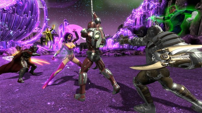 DC الكون بلاي ستيشن اون لاين 4