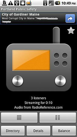 Radio Scanner - تطبيق Live Police Scanner لهاتف Android dscan2
