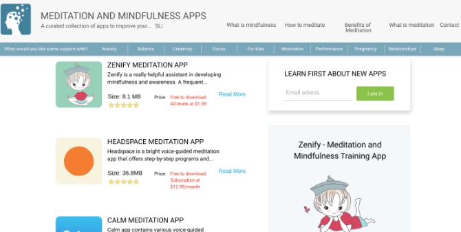 يجمع MeditationApps.com أفضل تطبيقات التأمل ويكشف عن سعرها الحقيقي من الاشتراكات وعمليات الشراء الإضافية