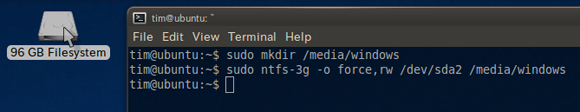 انقاذ نظام الملفات NTFS من لينكس