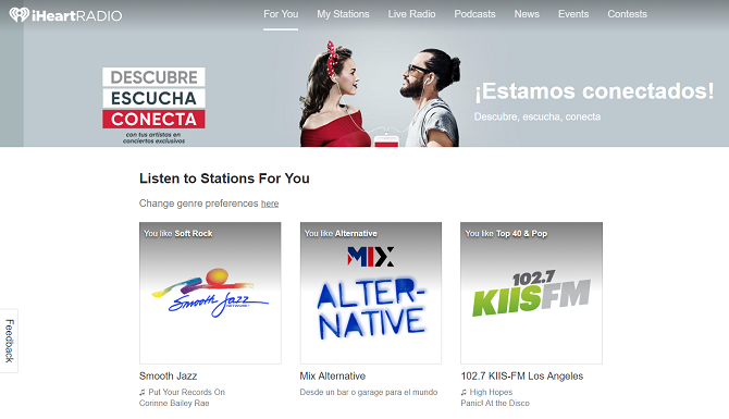 اقترح iiheartradio الراديو