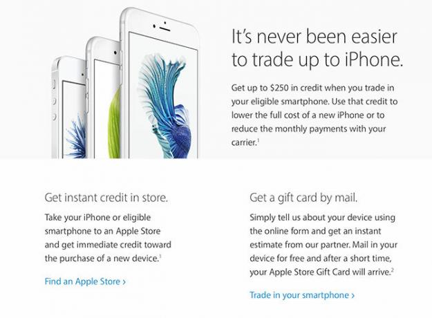 برنامج iPhone Trade Up