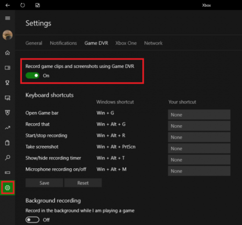 10 ميزات Windows 10 أخرى يمكنك إيقاف تشغيل لعبة windows dvr قبالة 539x500