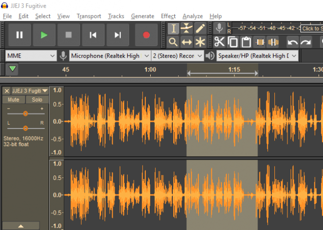 تحرير الصوت على Linux مع Audacity