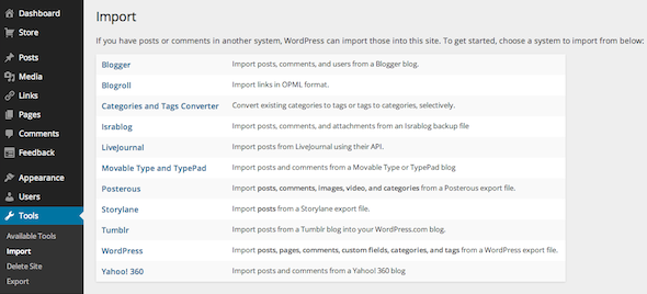 مريض ياهو؟ نقل مدونة Tumblr إلى WordPress استيراد Tumblr WordPress