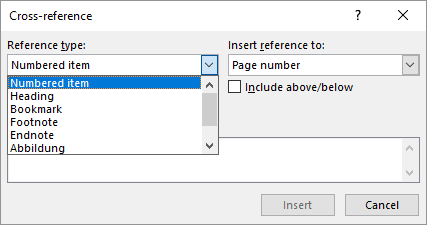 كيفية إنشاء التقارير والوثائق المهنية في Microsoft Word Cross Reference