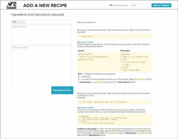 بدء Forking: مصدر إلهام مفتوح يأتي إلى الطبخ ووصفات مع شوكة The Cookbook ForkTheCookbook07