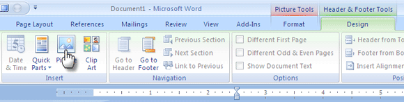 كيفية إنشاء قرطاسية مخصصة مع ورقة ذات رأسية سريعة في Microsoft Word 2007 MSWord08