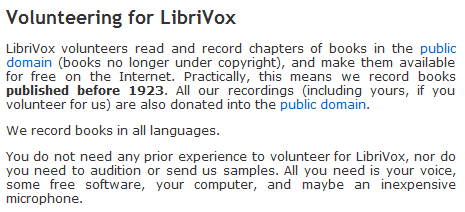احصل على كتب مسموعة مجانية من LibriVox libravox3 مجانًا