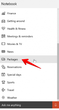 حزم Cortana