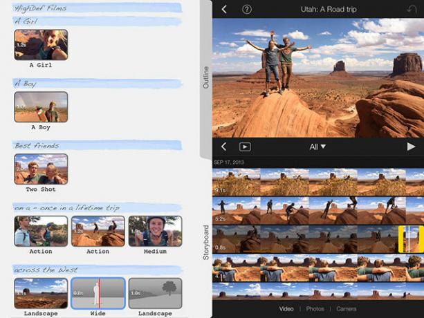 أدوات تحرير الفيديوهات لأجهزة iPad / iPhone: هذه هي أفضل خياراتك imovie2