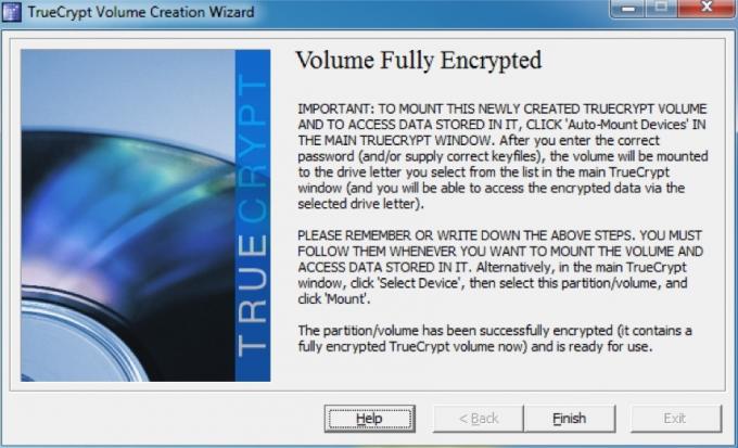 دليل مستخدم TrueCrypt: تأمين تأمين الملفات الخاصة 26