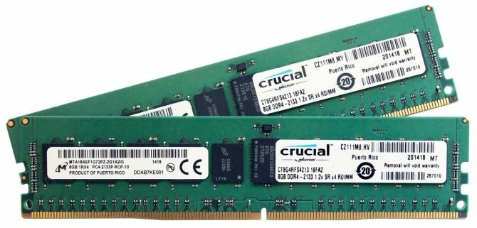 8 جيجابايت ddr4 2133 رام حاسمة