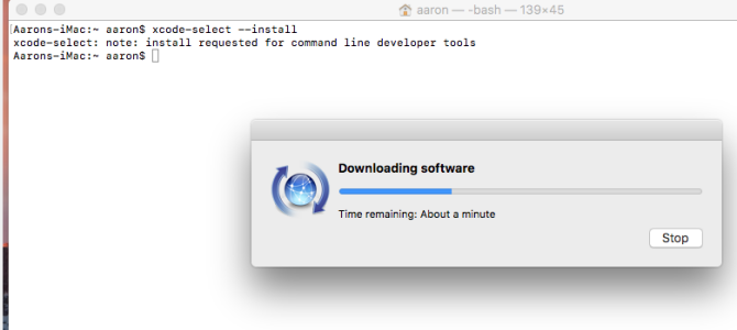 مقدمة macports xcode command2