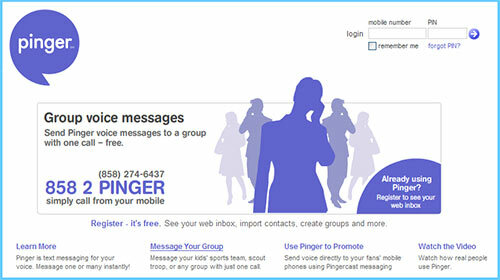 Pinger: رسائل صوتية مجانية إلى أي جوال