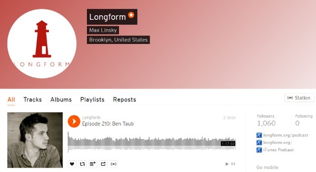 Longform Podcast على SoundCloud