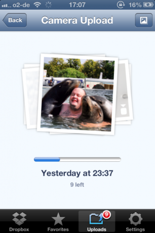 Dropbox - أحد التطبيقات التي لا بد من امتلاكها إذا كنت تمتلك iPhone تحميل كاميرا Dropbox