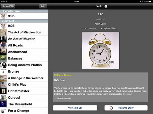 هل تحب الخيال التفاعلي؟ املأ iPad أو iPhone الخاص بك بـ Text Adventures frotz