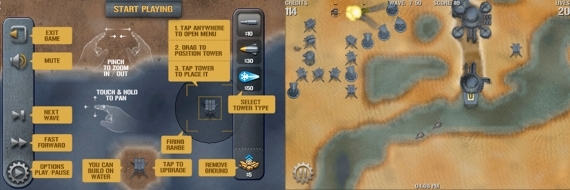 أفضل ألعاب برج الدفاع iPhone 2009 + tridefense2 الهبة