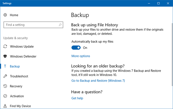 سجل ملفات Windows Backup and Restore Guide 3