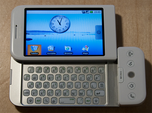 تم إطلاق أول هاتف ذكي يعمل بنظام Android HTC Dream