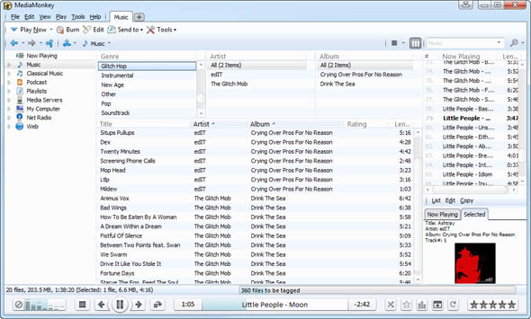 MediaMonkey 4: برنامج إدارة موسيقى قوي للغاية [مكافآت] واجهة mediamonkey