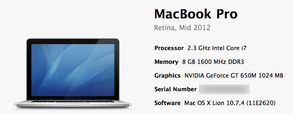 اشترى ماك مؤخرا؟ المطالبة ترقية مجانية إلى OS X Mountain Lion الرقم التسلسلي