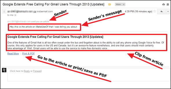 أهم النصائح والأدوات للمساعدة في طباعة صفحات الويب PrintFriendly Email Recieved1