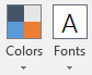 Word 2016 Colors Fonts