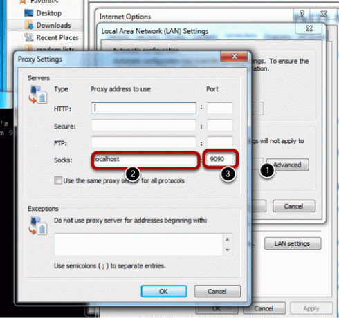 انشاء نفق ssh