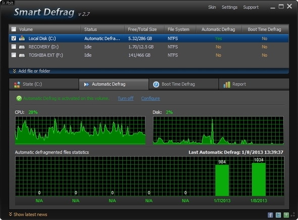 أداة IObit Smart Defrag: أداة رائعة لإلغاء تجزئة وتحسين محرك الأقراص الصلبة [Windows]